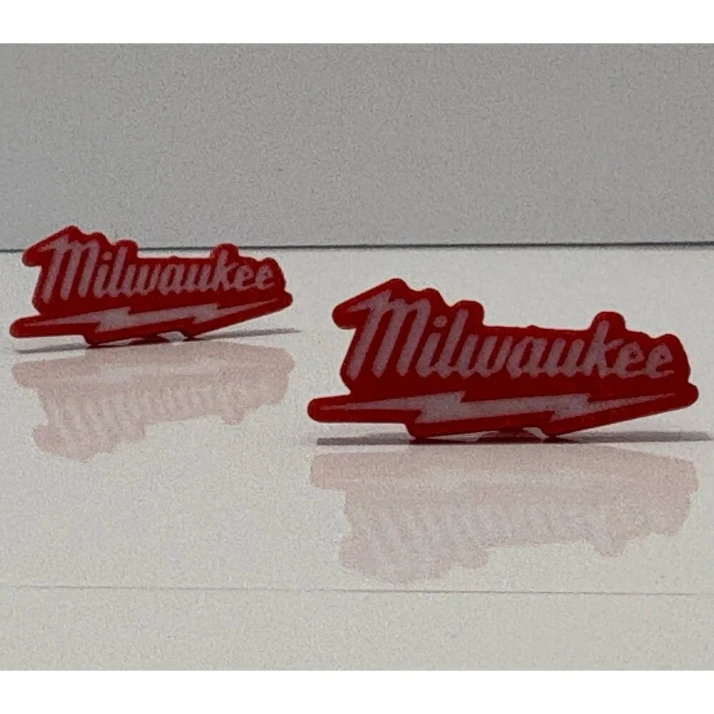 Milwaukee Tools Adult Unisex Crocs Jibbitz Brand New Custom Red